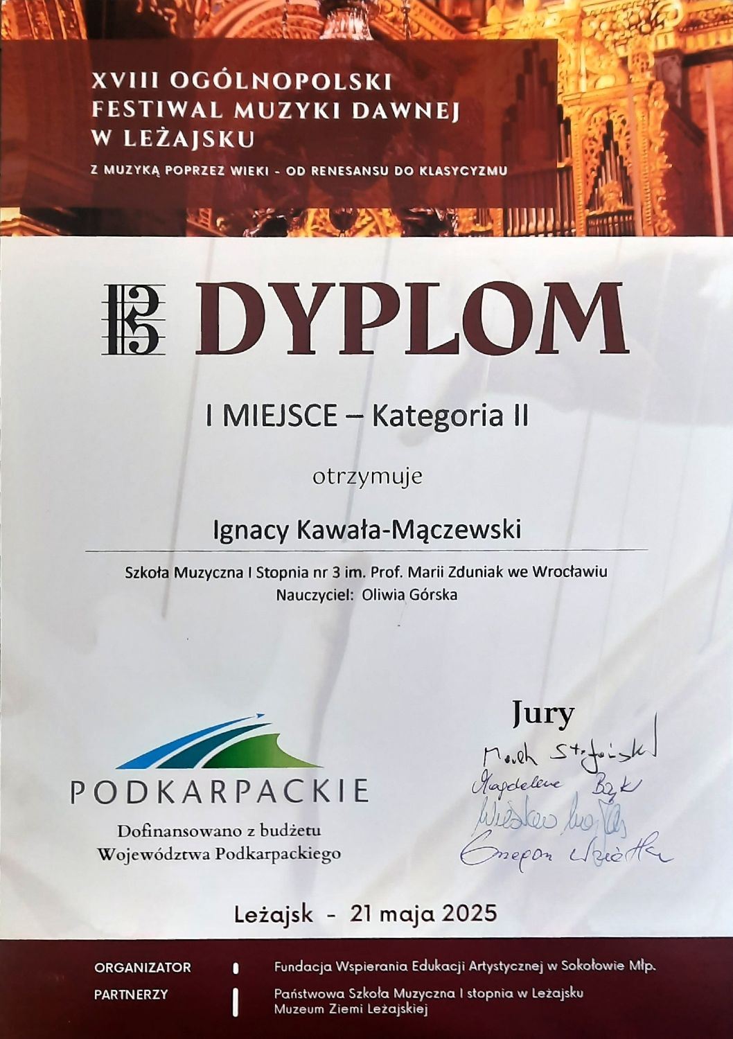 Kawala Maczewski muzyka dawna