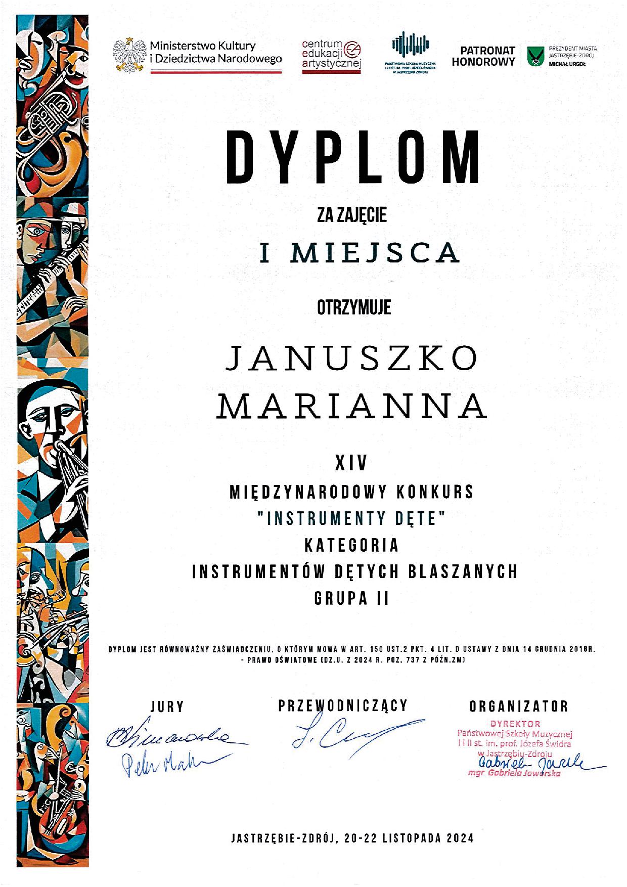 Instrumenty Dete w Jastrzebiu Zdroju Januszko