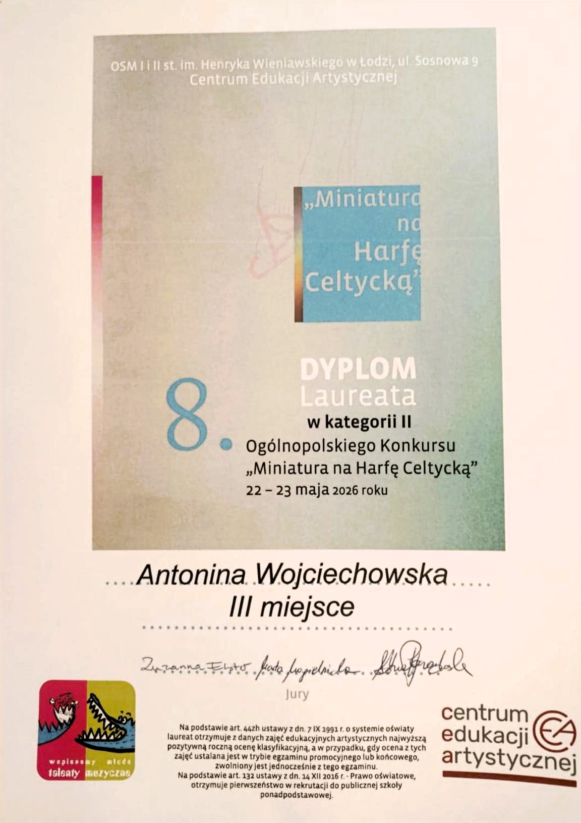 Antonina Wojciechowska Lodz 2026