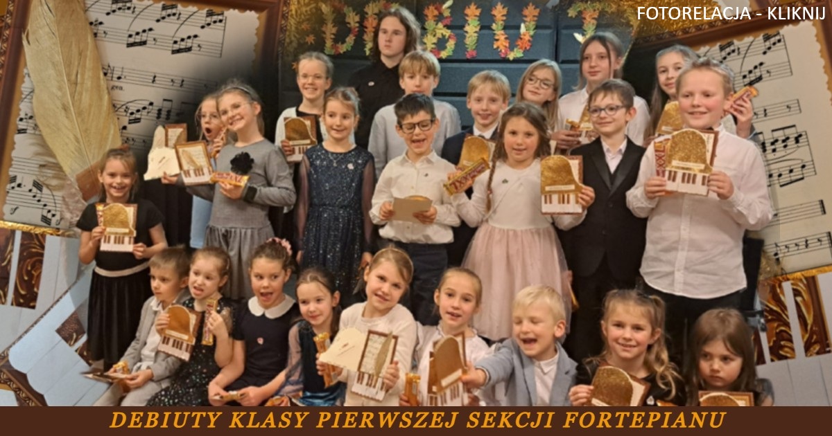 MOJ PIERWSZY KONCERT   SEKCJA FORTEPIANU