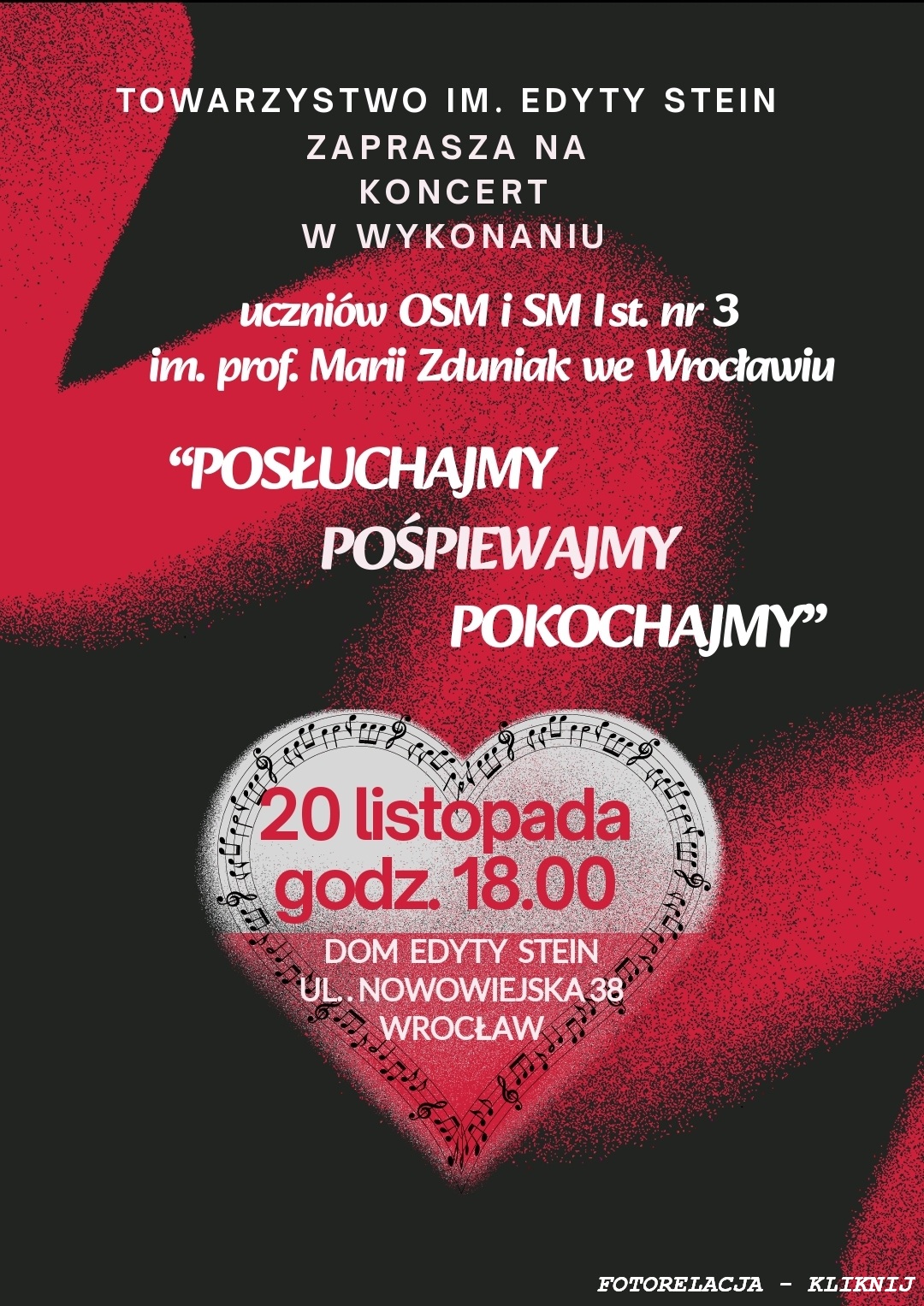 POSLUCHAJMY , POSPIEWAJMY , POKOCHAJMY